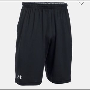 Under Armour Shorts - NWT Under Armour Team Raid Pocket Shorts Black L Under Armour Shorts - NWT Under Armour Team Raid Pocket Shorts Black L